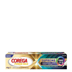 Corega Power Max Supreme Creme Fixativo para Próteses Dentárias 40g