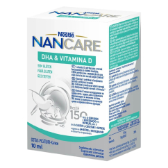 Nancare DHA+Vitamina D Suplemento Alimentar Desenvolvimento e Imunidade 10ml