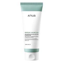Anua Heartleaf + Succinic Acid Espuma de Limpeza Hidratante 150ml