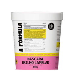 Lola Máscara Brilho Lamelar Máscara Capilar Brilho Espelhado e Hidratação 450g