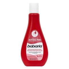 Babaria Acetona Pura Removedor de Verniz Eficaz e Rápido 200ml