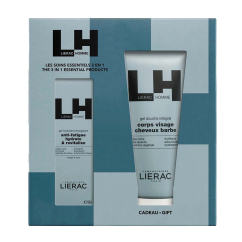 Lierac Homme Coffret Gel Hidratante Energizante 50ml + Gel de Duche Revitalizante 200ml