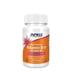 Now Vitamin D-3 10000 UI Cápsulas Moles 120un.