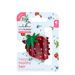 Invisibobble Clipstar Coleção Wildflower Berry Brighter Acessório de Cabelo Fixação Forte Edição Limitada