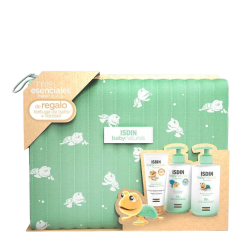 ISDIN Baby Naturals Necessaire Higiene e Hidratação Gel Shampoo 400ml + Loção Corporal 400ml + Pomada ZN40 50ml 1un