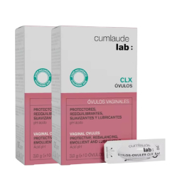 Cumlaude Lab CLX Óvulos Vaginais Hidratantes e Calmantes Pack Duplo 2x10un.