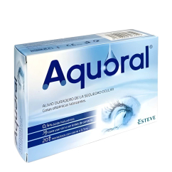 Aquoral Gotas Oftálmicas Monodoses Hidratantes e Lubrificantes 20un.