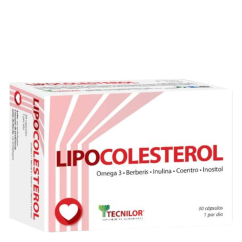LipoColesterol Tecnilor Cápsulas Saúde Cardiovascular 30un.