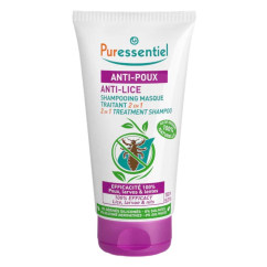 Puressentiel Anti-Piolhos Shampoo e Máscara de Tratamento 2 em 1 Piolhos e Lêndeas 150ml
