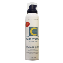 Care System Espuma de Barbear Pele Sensível 150ml