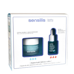 Sensilis Skin Rescue Coffret Protocolo de Reparação Regenerador e Calmante Creme 50ml + Sérum 15ml
