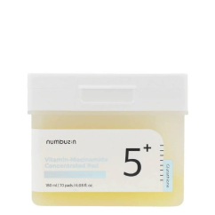 Numbuzin No.5+ Niacinamide Concentrated Discos Tonificantes 70un.