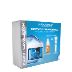 La Roche-Posay Hyalu B5 Coffret Cuidado Anti-Rugas Hidratante Creme 50ml + Sérum 10ml + Protetor Solar 15ml