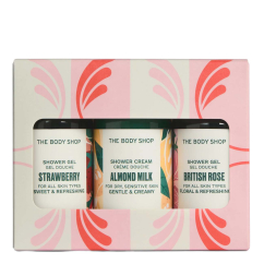 The Body Shop Coffret Trio Shower Creme e Géis de Duche de Limpeza 3 x 60ml