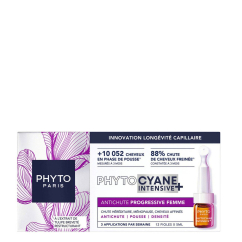 Phyto Phytocyane Intensive+ Mulher Ampolas Antiqueda Progressiva 12un.