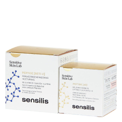 Sensilis Peptide [Retinol-V] Pack Tratamento Antienvelhecimento + Creme [AR] Antienvelhecimento 50ml + 25ml