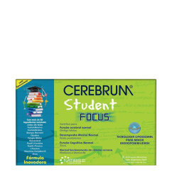 Natiris Cerebrum Student Focus Ampolas Memória e Concentração 20un.