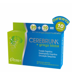 Cerebrum + Ginkgo Biloba Ampolas 20+10un.