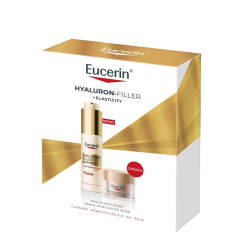 Eucerin Hyaluron-Filler + Elasticity Coffret Creme de Dia FPS50 50ml + Oferta Creme de Noite 20ml