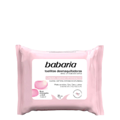 Babaria Rosa Mosqueta Toalhitas Desmaquilhantes Suavizantes 25un.