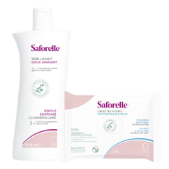 Saforelle Solução de Lavagem Íntima Suave 500ml + Oferta Toalhitas Íntimas 2un