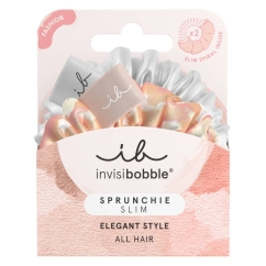 Invisibobble Sprunchie Slim Bella Chrome 2un.