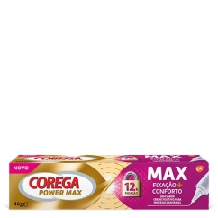 Corega Max Fixação+Conforto Creme Próteses Dentárias