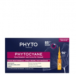 Phyto Phytocyane Ampolas Antiqueda para Mulher 12x5ml