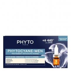 Phyto Phytocyane Ampolas Antiqueda para Homem 12x3.5ml