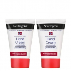 Neutrogena Duo Hand Cream Concentrado Sem Perfume 2x50ml