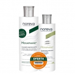 Noreva Hexaphane Shampoo Fortificante 400ml + Shampoo Frequência 250ml