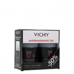 Vichy Pack Homme Desodorizante Controlo Extremo 72h 2x50ml
