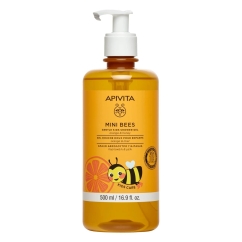 Apivita Mini Bees Gel de Banho Suave Laranja e Mel 500ml
