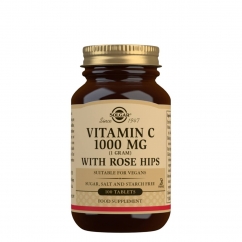 Solgar Vitamina C 1000mg com Frutos de Roseira Brava 100 comprimidos