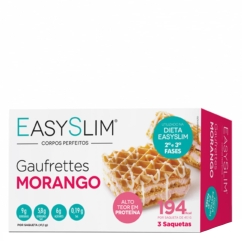 Easyslim Gaufrettes Sabor Morango 3un.