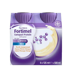 Fortimel Compact Protein Pêssego/Manga 125ml 4un.