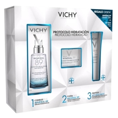 Vichy Coffret Hidratação Mineral 89 Sérum + Creme + Protetor