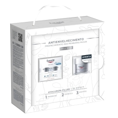 Eucerin Coffret Hyaluron-Filler 3x Effect Creme Dia Rico + Creme de Noite