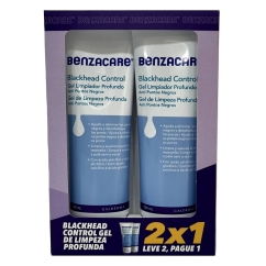 Benzacare Pack Gel de Limpeza Esfoliante Pontos Negros 2x120ml