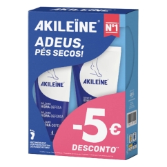 Akileine Pack Pés Secos Bálsamo + Creme Esfoliante