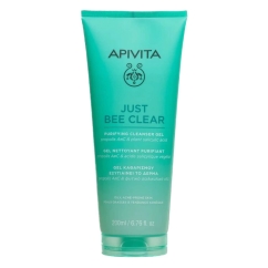 Apivita Just Bee Clear Gel de Limpeza Purificante 200ml