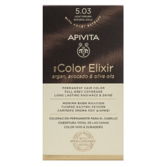 Apivita My Color Elixir Coloração Permanente Cor 5.03 Castanho Claro Dourado