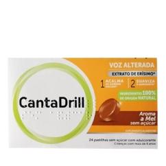 CantaDrill Garganta Pastilhas Sem Açúcar 24un.