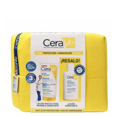 CeraVe Travel Kit Hydra Protetor SPF50 + 75ml + Loção Hidratante 88ml