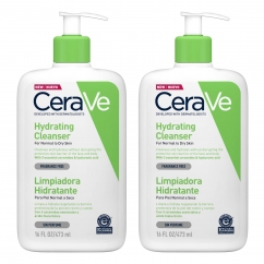 Cerave Hydrating Cleanser Duo Creme de Limpeza Hidratante 2x473ml