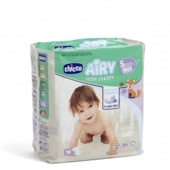 Chicco Airy Ultra Fit&Dry T5 Fraldas 11-25kg 18unid.