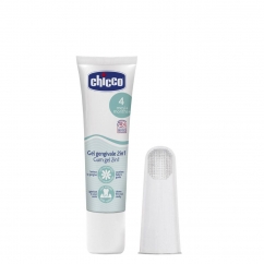 Chicco Kit Higiene Oral Pack Gel Gengival + Massajador 4M+ 2unid.