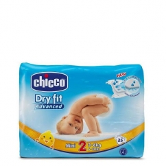 Chicco Dry Fit Mini T2 Fraldas 3 - 6kg 25unid.