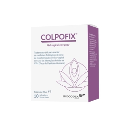 Colpofix Gel Vaginal em Spray 20ml + 10 aplicadores