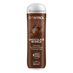 Control Chocolate Bubble Gel de Massagem Aroma Chocolate 200ml